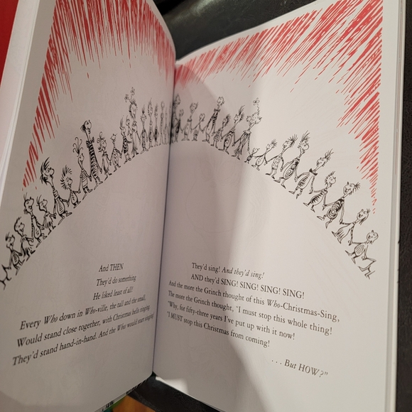 How the Grinch Stole Christmas Hardcover Book - Picture 3 of 5